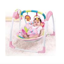 Cadeirinha de Descanso Automática Com Timer E Música Leão Rosa Até 11kg - Mastela