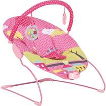 Cadeirinha de Descanso Infantil Kiddo Vibratória Balanço Joy - Até 11 Kg - Rosa