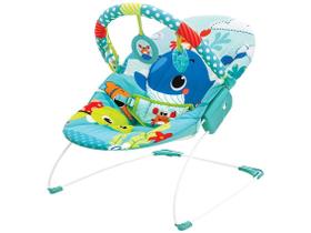 Cadeirinha de Descanso Mastela Vibratória - com Móbile Zoo Azul Mar até 11kg