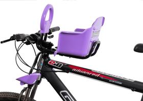 Cadeirinha dianteira flexbike para bicicleta 29 para carregar crianca lilas