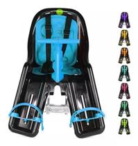 Cadeirinha Infantil Para Bicicleta Refactor Racing Baby Bike Dianteira Cor Azul