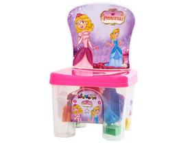 Cadeirinha Kidverte Princesas Blocos - com Assento Removível 28 Peças - Big Star