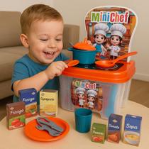Cadeirinha Mini Chef - vira um fogão de verdade no faz-de-conta - Cozinhar, imaginar e sorrir!