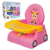Cadeirinha Para Alimentação Cadeira P/ Bebês Crianças +6 Meses Papinha Refeição Portátil Presente Menino Menina - Magic Toys