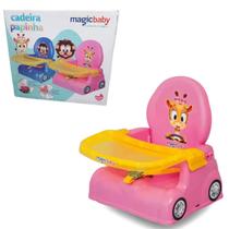 Cadeirinha Para Alimentação Infantil Girafa Com Bandeja Removível Cadeira Papinha Para Bebê Magic Toys