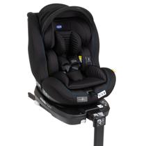 Cadeirinha Para Auto Isofix Chicco Seat3Fit Plus I-Size Air 0-25kg Reclinável Ajustável Preto Cadeira Passeio Carro Bebê Infantil Base Giratória 360