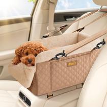 Cadeirinha para Carro para Cães QUMY para Cães Pequenos até 5 kg, Portátil, Khaki