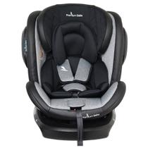 Cadeirinha para Carro Premium Baby Murphy 360 Isofix 0 - 36Kg Preta e Cinza