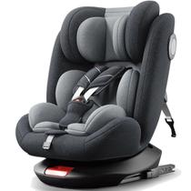 Cadeirinha Para Carro Zippy Toys ISOFIX 360 0 a 36kg Cinza preto