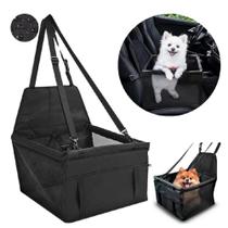 Cadeirinha pettransporte carro viagem passeio com bolsopreta