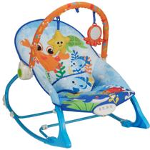 Cadeirinha Smile vibratória descanso para o bebê azul - ShopLieGil