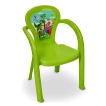 Cadeirinha Verde Decorada Dinossauro Cadeira Infantil Usual
