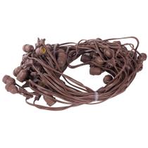 Cadena de Portalámparas Marrón Vickerman con 24 Casquillos Medianos E26 Cadena de Portalámparas Marrón Vickerman con 24 Casquillos Medianos E26