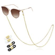 Cadena para Anteojos SAM & LORI en Acero Inoxidable Dorado para Mujeres Cadena para Anteojos SAM & LORI en Acero Inoxidable Dorado para Mujeres