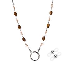 Cadena para sujetar gafas para mujeres y hombres - Café