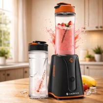 Cadence Liquidificador Portátil Blender 220V Zoop Contrast com 2 Jarras 500ml BPA Free Potente 600W Design Compacto e Prático Cadence Liquidificador Portátil Blender 220V Zoop Contrast com 2 Jarras 500ml BPA Free Potente 600W Design Compacto e Prático
