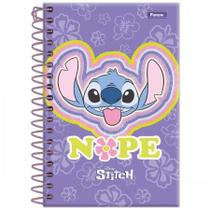 Caderneta 1/8 Capa Dura Stitch 96 Folhas - FORONI