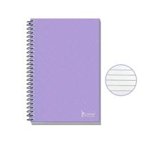 Caderneta 1/8 Tamoio Espiral 64Fls Lilás Pastel C/5 Caderneta 1/8 Tamoio Espiral 64Fls Lilás Pastel C/5