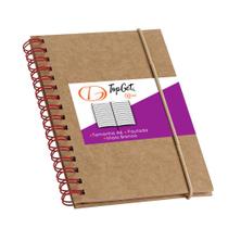 Caderneta 10X14Cm 60Fls Pautadas Guarani Topget - Vermelho