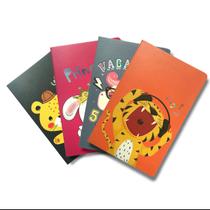 Caderneta Caderno Animais Baby Brochura Capa Flexível - Papelaria Criativa