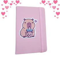 Caderneta Capivara caderno pequena anotaçoes material escolar escritório papelaria anotações presente lembrancinha