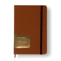 Caderneta cicero 14x21 classica pautado caramelo