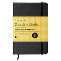 Caderneta CÍCERO Quadriculado 14x21cm Capa Dura Papel Pólen 80fls