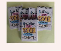 Caderneta de anotação personalizada
