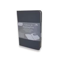 Caderneta De Anotacoes 96fls Pautado Preto