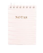 Caderneta de Anotações de Notas 7,4x10,5cm