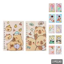 Caderneta de Anotações Espiral 2 Pç 38 FL - Tudo em Caixa