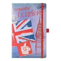Caderneta De Anotações Traveller London Q2105-010 9x14cm Pombo - Agendas Pombo Lediberg Ltda
