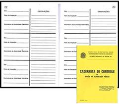 Caderneta De Controle Divisão Da Alimentação Pública - São Domingos