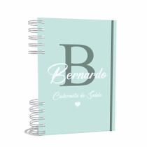 Caderneta de Saúde A5 Personalizada Alfabeto Verde Bebê Menino