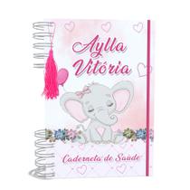 Caderneta de Vacinação A5 Elefantinha Menina