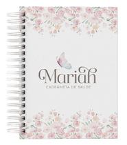 Caderneta de Vacinação Personalizada - Borboleta Floral