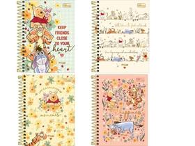 Caderneta Espiral Capa Dura 80 Folhas Pooh Tilibra