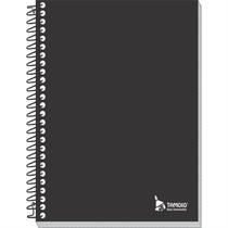 Caderneta espiral capa dura preta 1/8 64 folhas 2061 tamoio