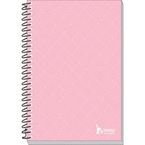 Caderneta Espiral Capa Dura Rosa 1/8 64 Folhas Caderneta Espiral Capa Dura Rosa 1/8 64 Folhas