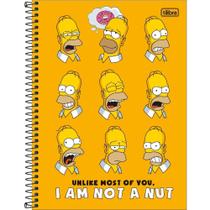 Caderneta Espiral Capa Dura Simpsons 80 Folhas Tilibra Caderneta Espiral Capa Dura Simpsons 80 Folhas Tilibra