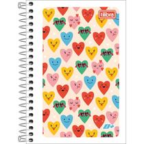 Caderneta Espiral Pequena Anotações 1/8 D+ 96 Folhas Capa Flexível 10,2 x 14,7cm Tilibra