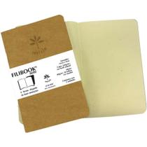 Caderneta Filibook KRAFT 30 Folhas 14X9CM Filiperson Pacote com 2 Unidades Caderneta Filibook KRAFT 30 Folhas 14X9CM Filiperson Pacote com 2 Unidades