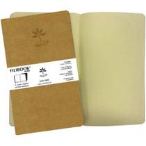 Caderneta Filibook KRAFT 30 Folhas 21X12,5 CM - Pacote com 2 Caderneta Filibook KRAFT 30 Folhas 21X12,5 CM - Pacote com 2