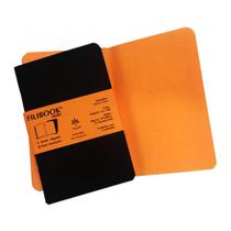 Caderneta Filibook Note 80g 21x12,5cm 30 Folhas Laranja C/2 Caderneta Filibook Note 80g 21x12,5cm 30 Folhas Laranja C/2