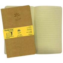 Caderneta filibook planner kraft pautada 30f 2un
