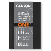 Caderneta para Esboço Canson - Art Book One Preto 100g/m² 10,2 x 15,2 cm - 60005567