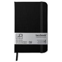 Caderneta Pautada taccbook Preta 9x14 Ríg. Caderneta Pautada taccbook Preta 9x14 Ríg.
