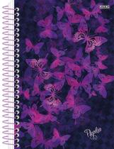 Caderneta Pequena 1/8 Espiral Papilio Borboletas Capa Dura 80 Folhas São Domingos