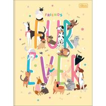 Caderneta (Pequena) Brochura 1/4 Hug Me 80 Folhas 14 x 20cm Tilibra