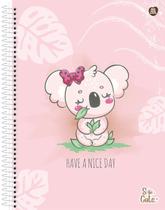 Caderneta (Pequena) Espiral 1/8 So Cute 80 Folhas Capa Dura 10,1 x 15cm - Animativa